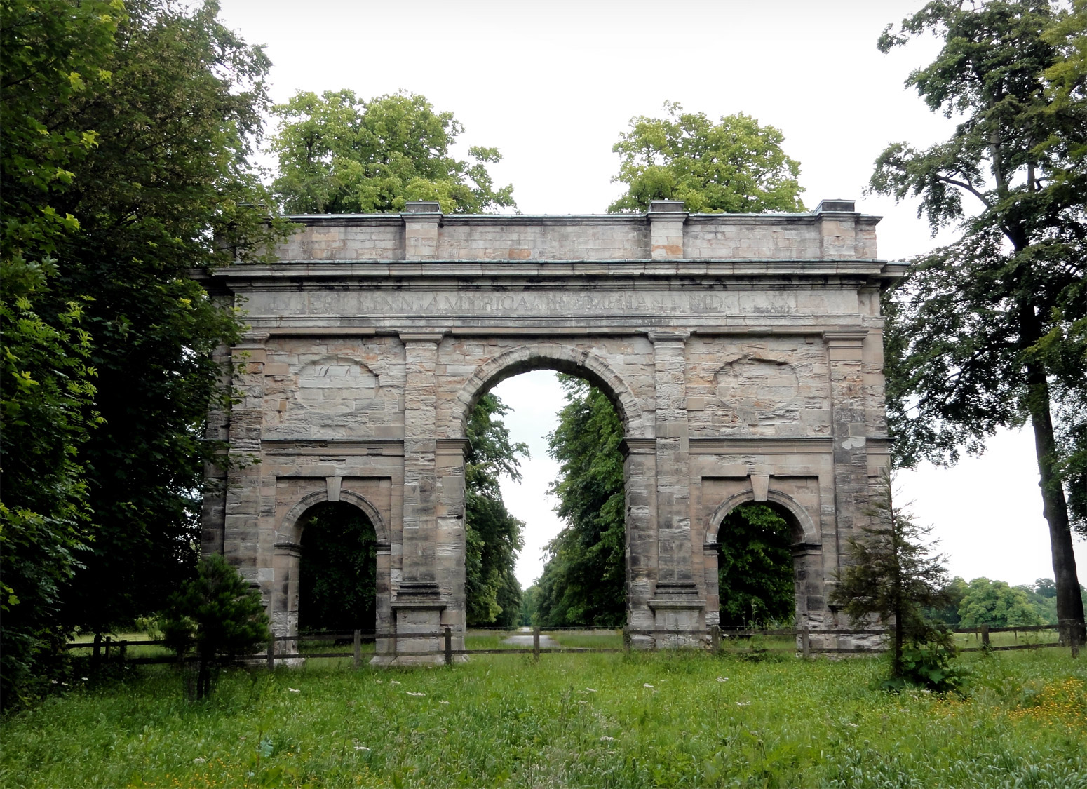 Triumphal Arch at the Parlington Estate